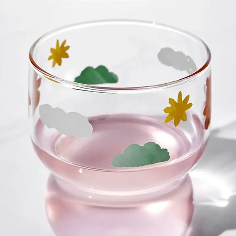 Korean Little Buddy - Dongle Glass Cup - Modern House - Tableware - Harumio