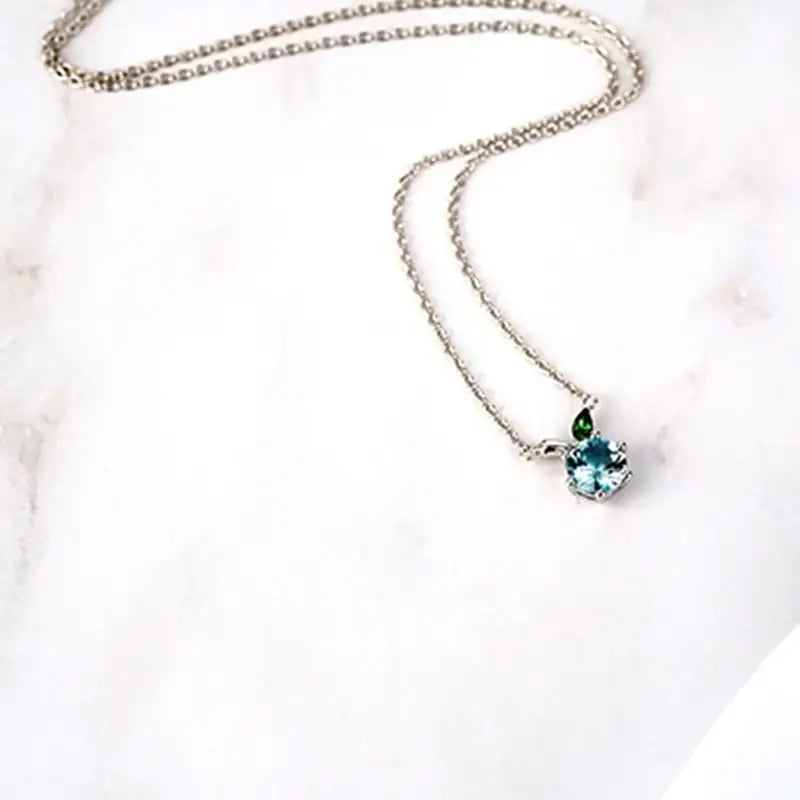 Green Apple Paradise - Silver Necklace - Green Apple Paradise - Jewelry - Harumio