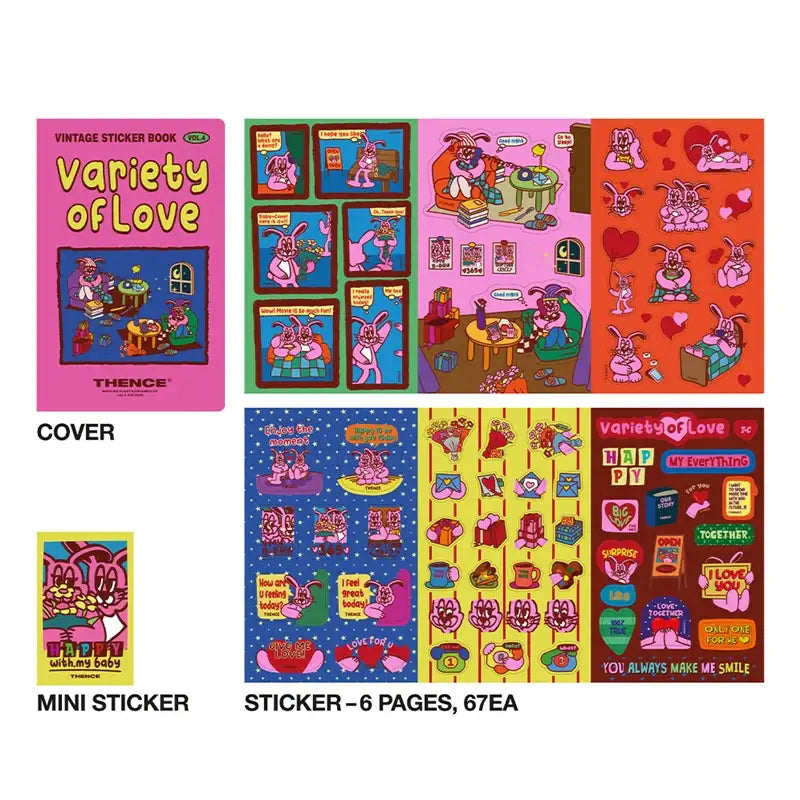 THENCE - Vintage Sticker Book Vol.4 - THENCE - Accessories - Harumio