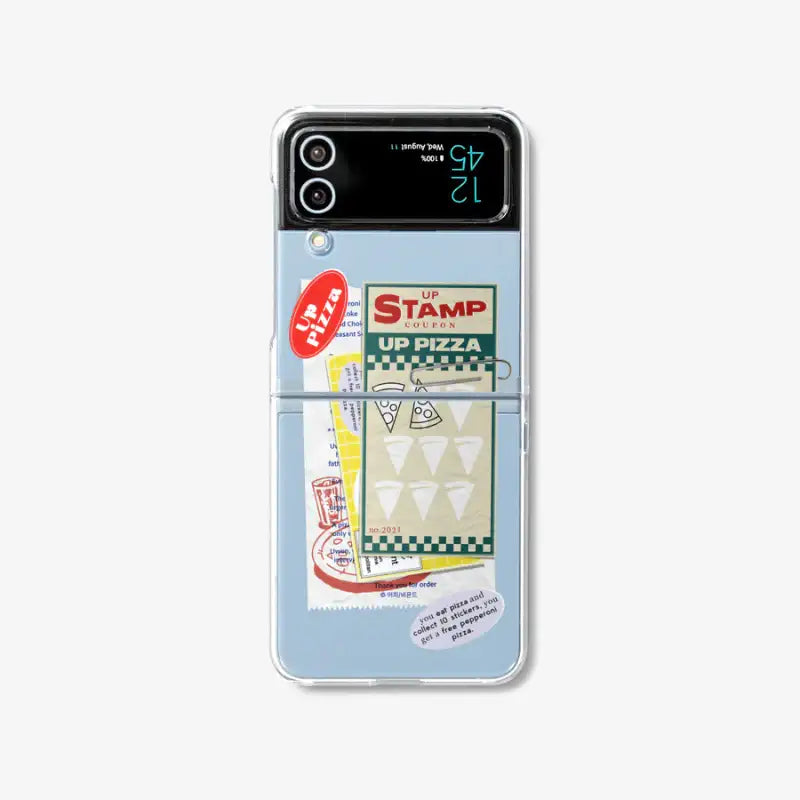 Pizza Delivery Man and the Gold Palace - Galaxy Z Flip Hard Case - Pizza Delivery Man and the Gold Palace - Galaxy Case - Harumio