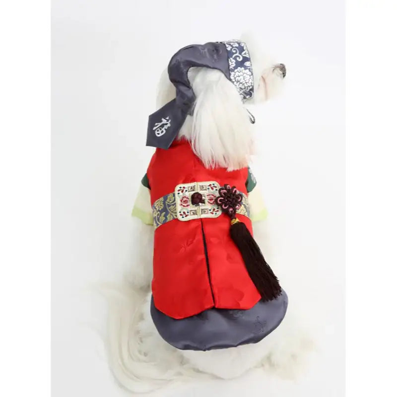 ITSDOG - Pet Colorful Striped Prince Hanbok - ITSDOG - Pet Clothes - Harumio