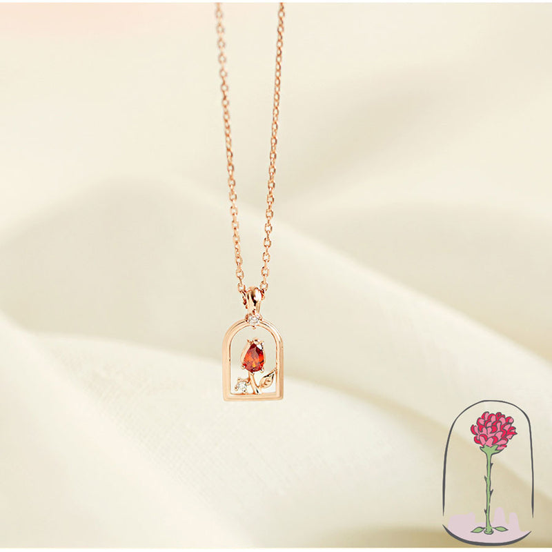 Le Petit Prince x OST - Pride Rose Rose Gold Necklace