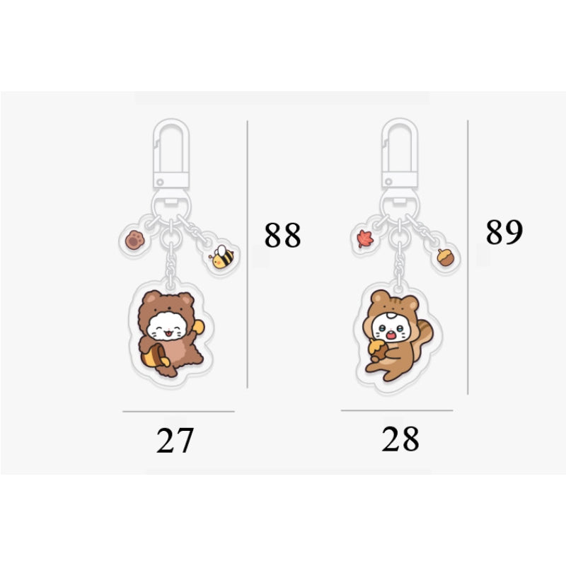 Meow Man - Acrylic Keyring (Random)