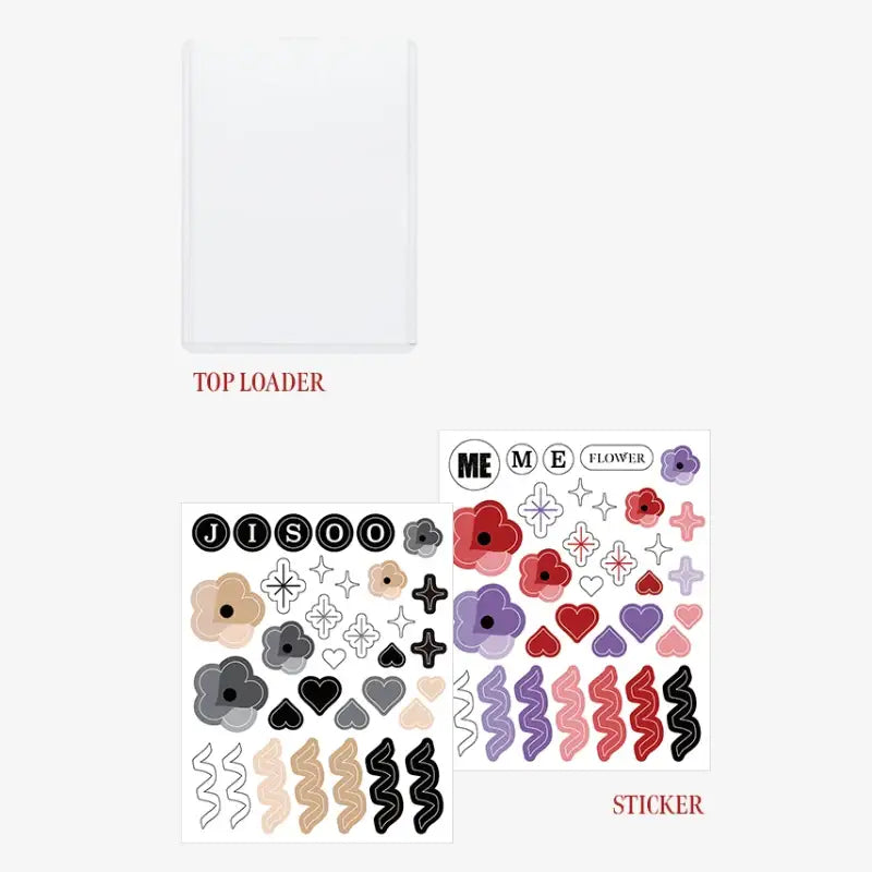 BlackPink Jisoo - Me - Photo Card Deco Kit - BlackPink - Deco Kit - Harumio