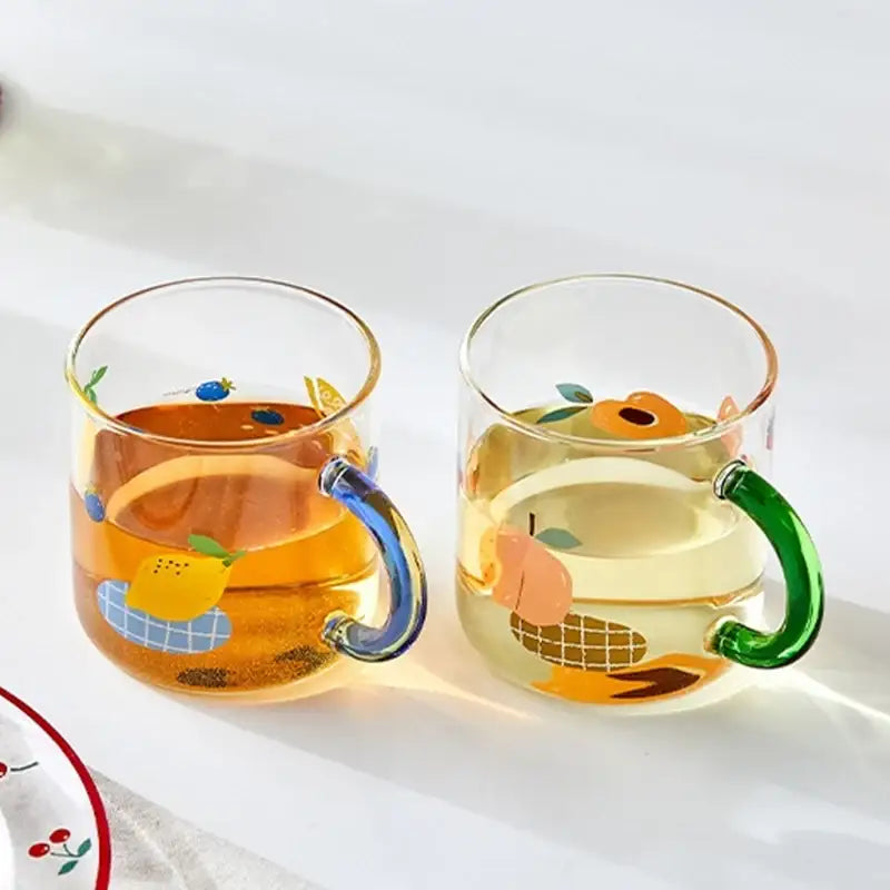 Korean Sweet Dessert - Big Glass Mug - Modern House - Home & Living - Harumio