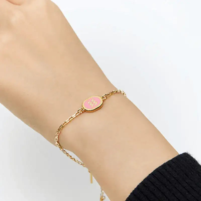 ENHYPEN - BIRTHDAY - JUNGWON Wish Bracelet (Gold) - ENHYPEN - Bracelets - Harumio