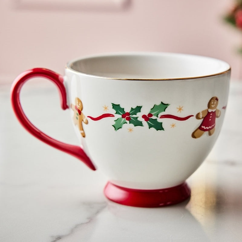 Korean Winter Story - Gold Rim Mug
