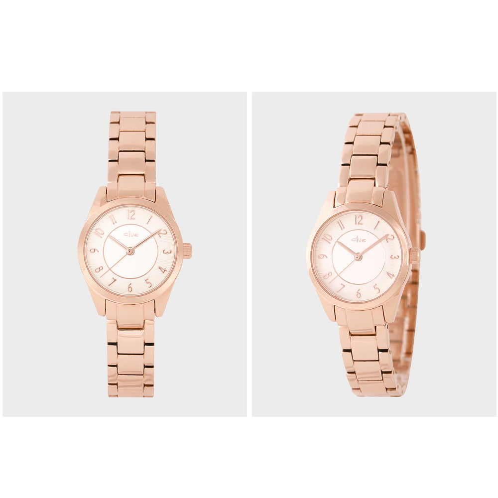 CLUE - Simply Rose Gold Metal Watch
