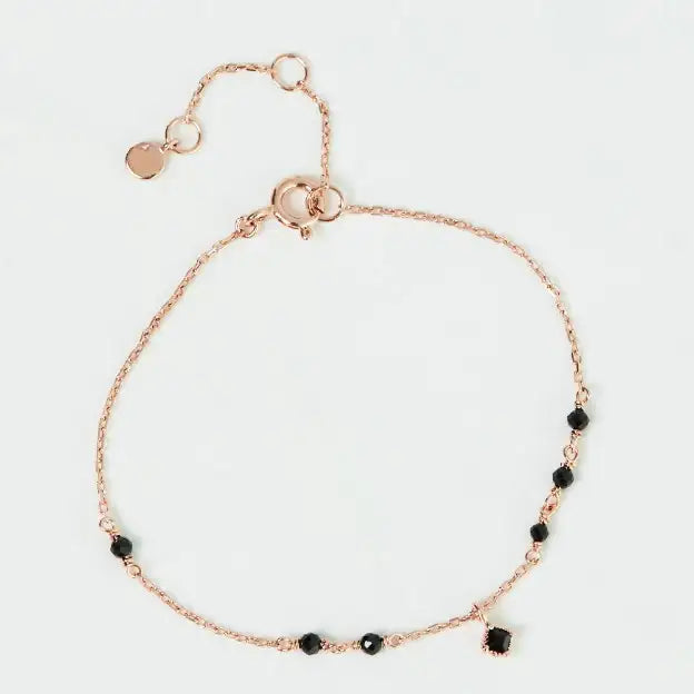 CLUE - Wish Spell Bead Type Black Spinel Bracelet