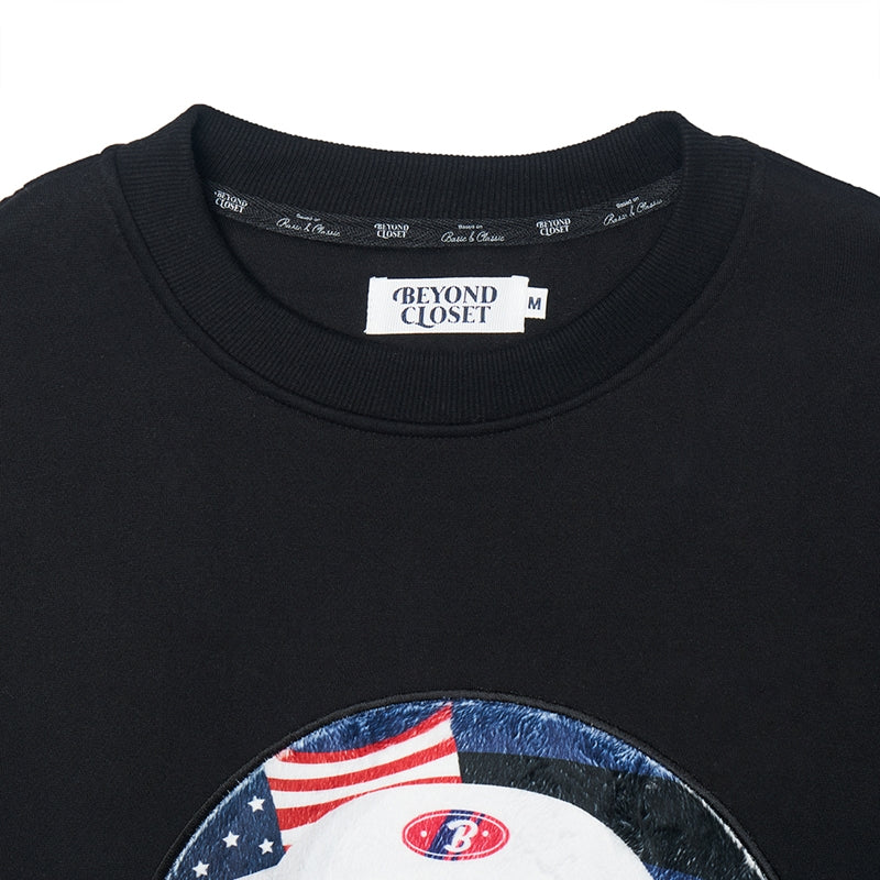 Beyond Closet - 2020 Winter Apollo Collection Classic Logo Patch Sweatshirts
