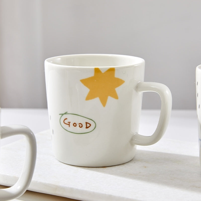 Korean Little Buddy Pom Pom - Mug 4P Set