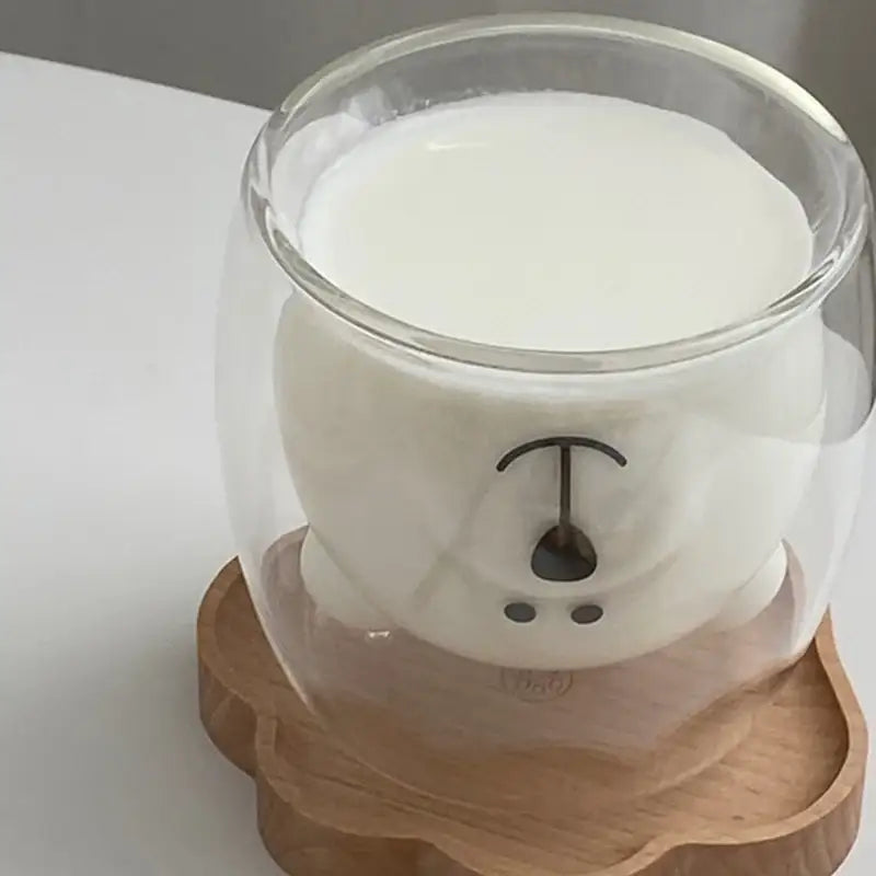 Like A Cafe - Teddy Bear Glass - Like A Cafe - Home & Living - Harumio