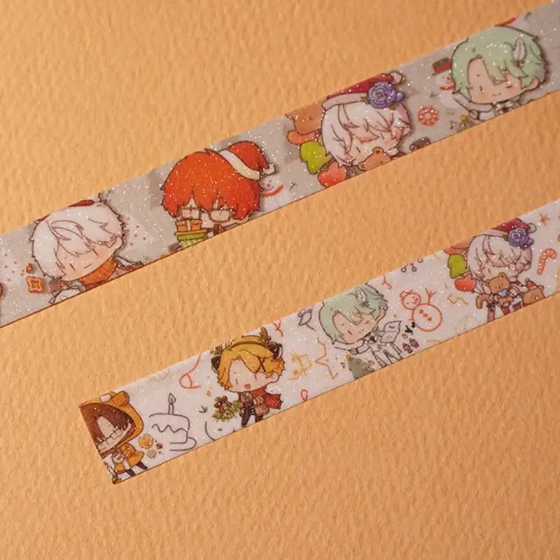 Mystic Messenger - Gold Glitter Masking Tape - Mystic Messenger - Accessories - Harumio