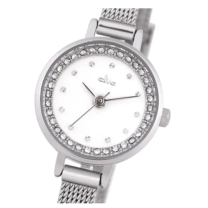 CLUE - Round Cubic Point Mesh Watch - CLUE - Watches - Harumio
