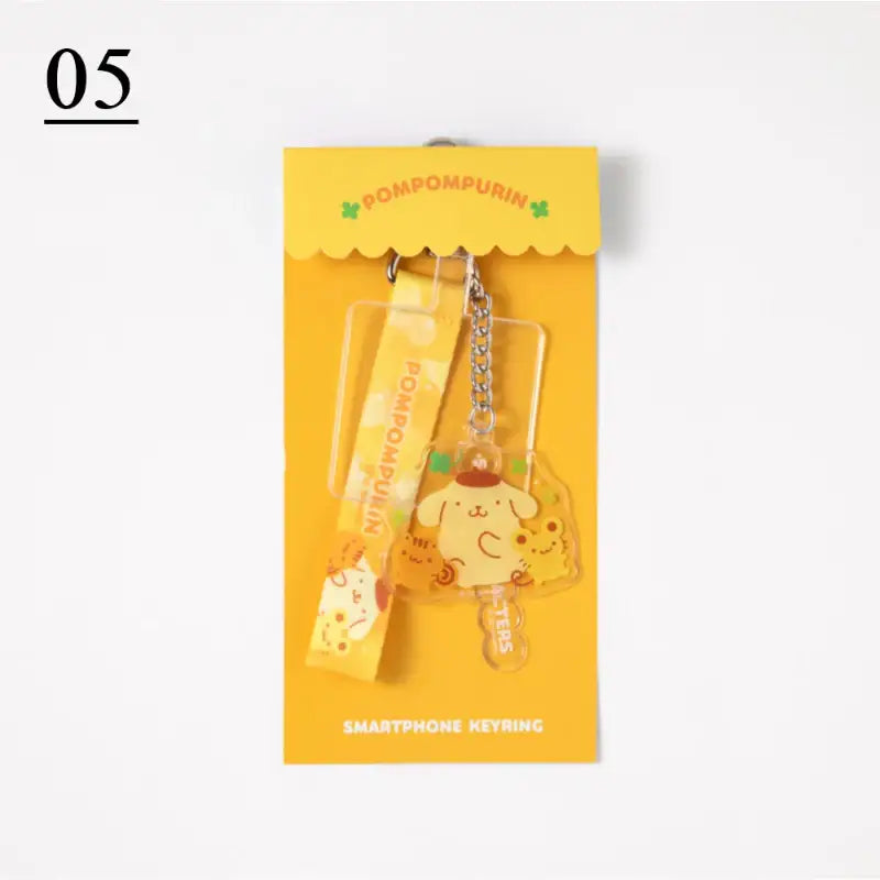 Sanrio x 10x10 - Clear Cell Phone Keyring - Sanrio - Keyrings - Harumio