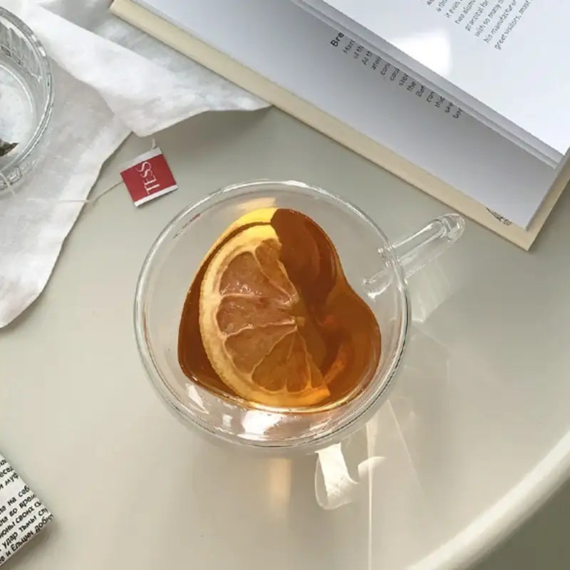 Like A Cafe - Heart Glass Mug - Like A Cafe - Home & Living - Harumio