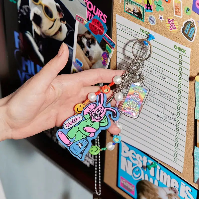 THENCE - Bunny Rubber Key Holder - THENCE - Keyring - Harumio