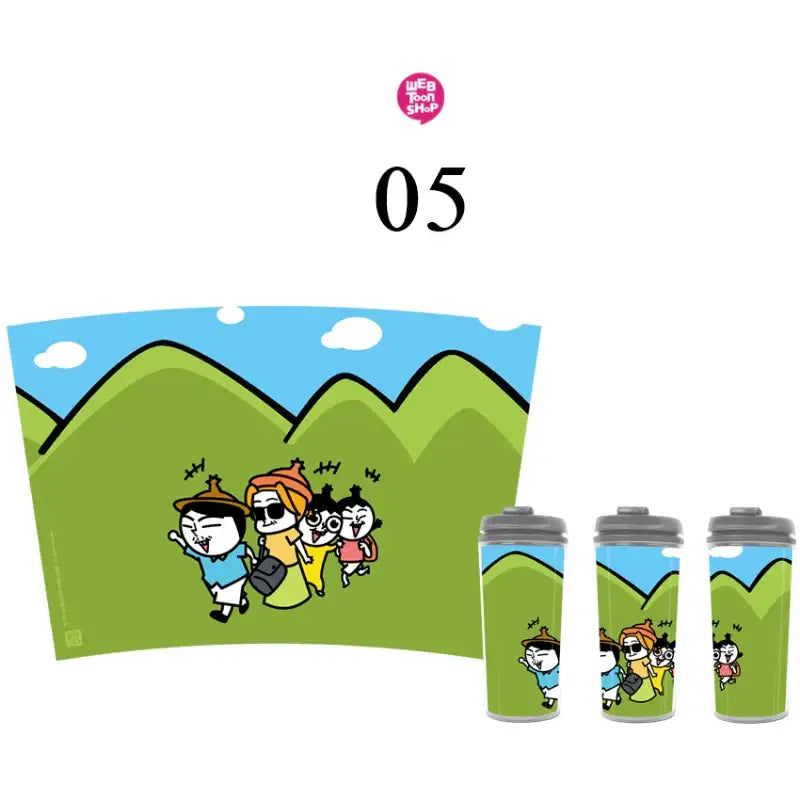 Don't Let Go of the Mental Rope - Tumbler 500ml - Webtoon Shop - Tumbler - Harumio