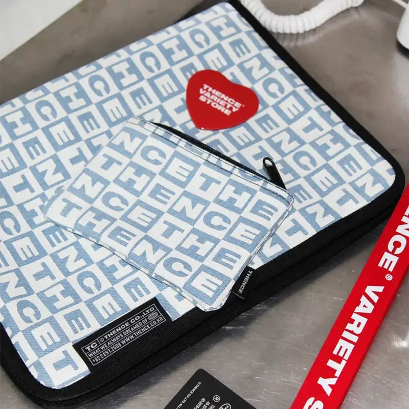 THENCE - Denim Mini Pouch CB Logo - THENCE - Pouch - Harumio
