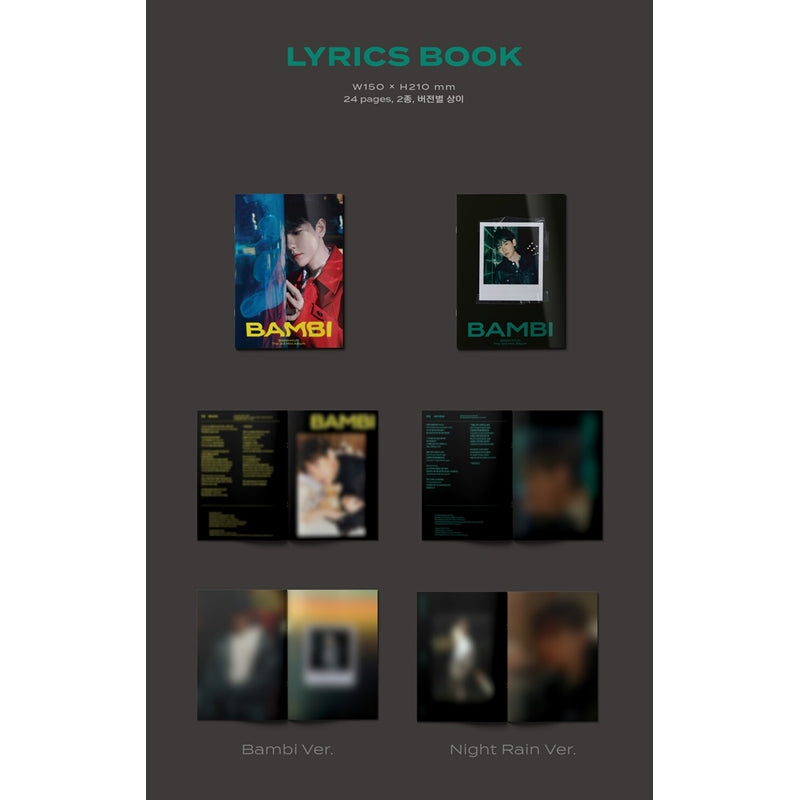 Baek Hyun - The 3rd Mini Album - Bambi Photo Book ver.