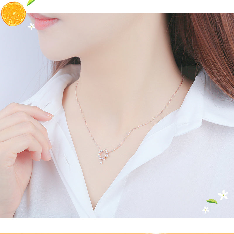 CLUE - Jeju Tangerine Silver Necklace