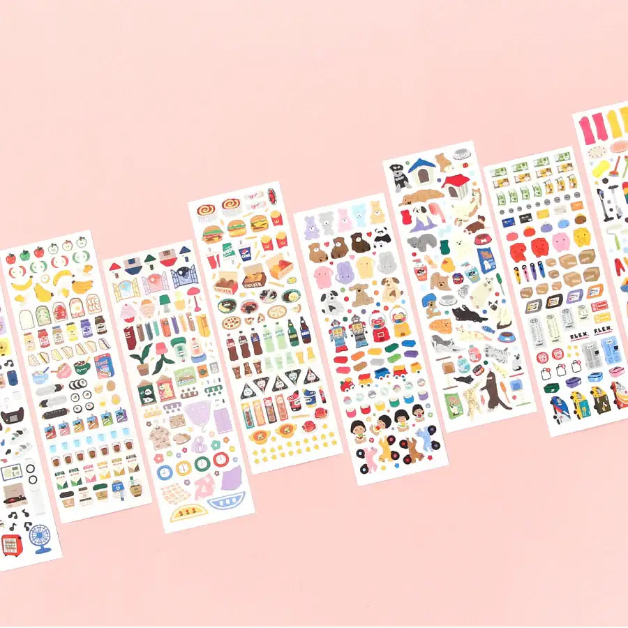 Omil Jomil - 8 Sheets Sticker Set - Omil Jomil - Accesories - Harumio