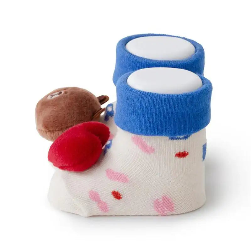 Line Friends - Brown Infant Doll Socks - Line Friends - Socks - Harumio