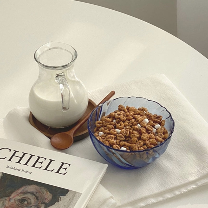 Like A Cafe - Glossy Marine & Brown Bowl