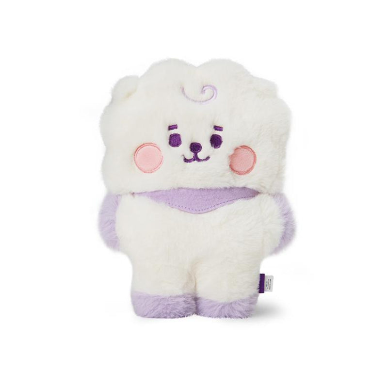 BT21 - Baby Flat Fur Standing Doll - Purple heart Edition