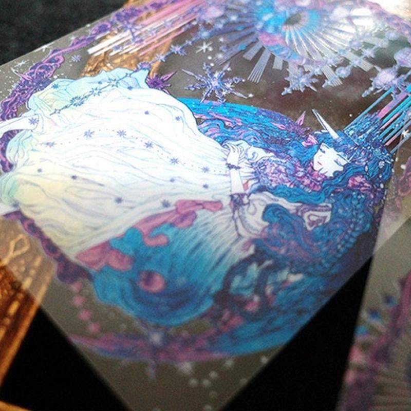 Libet - Transparent Illustration Of Unicorn Cards Set - Libet - Stationary - Harumio