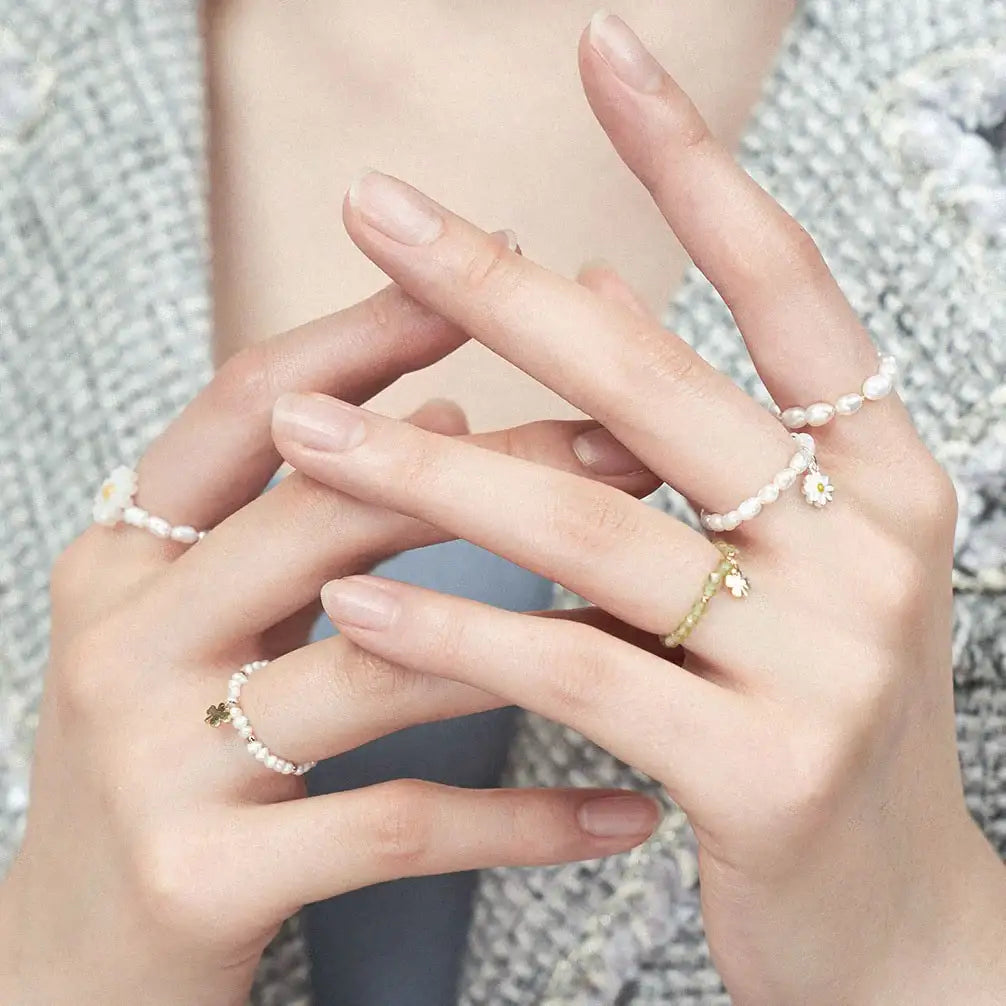OST - Daisy Freshwater Pearl Ring - OST - Jewelry - Harumio