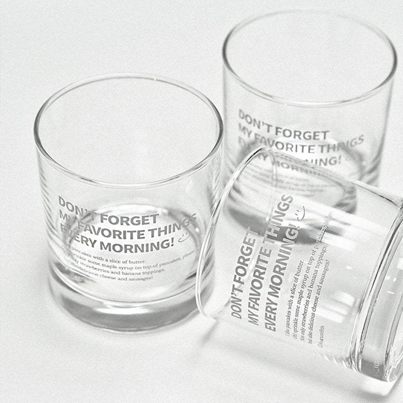 August8th - Every Morning Flat White Glass - August8th - Home & Living - Harumio