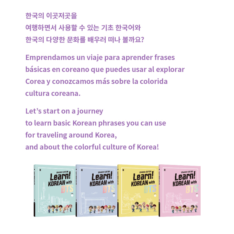 BTS - Learn! KOREAN with BTS Spanish Edition