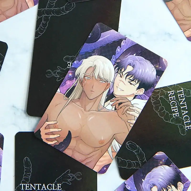 Tentacle Recipe - Autographed Colored Paper + Hologram Card Set - Webtoon Shop - Colored Paper - Harumio