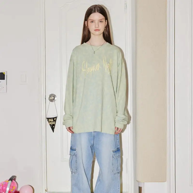 THENCE - Tie Dye Long Sleeve HWM - THENCE - Long Sleeve Tee - Harumio