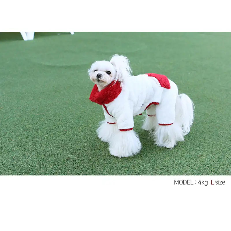 ITSDOG - Pet Two Tone Boa Warm Up Suit - ITSDOG - Pet Clothes - Harumio