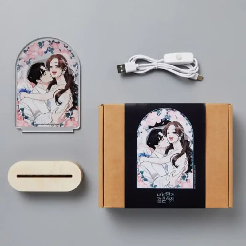 Marry My Husband - Acrylic Romance Mood Light - WEBTOON FRIENDS - Acrylic Mood Light - Harumio