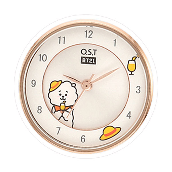 BT21 x OST - Rose Gold Metal Watch - RJ - BT21 - Watches - Harumio