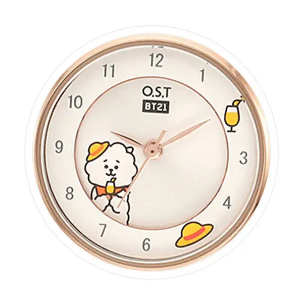 BT21 x OST - Rose Gold Metal Watch - RJ - BT21 - Watches - Harumio