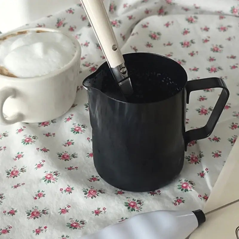 Like A Cafe - Black Teflon Coating Steam Pitcher - Like A Cafe - Home & Living - Harumio