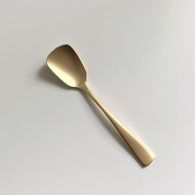 Like A Cafe - Matte Gold Dessert Spoon