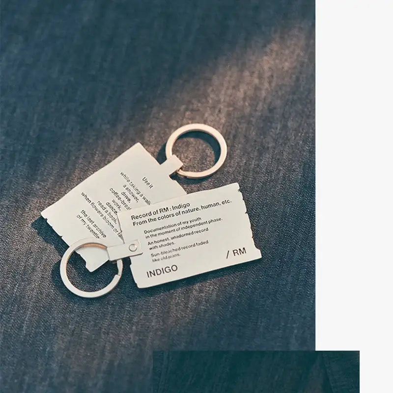 BTS RM - Indigo - Keyring - BTS - Keyrings - Harumio