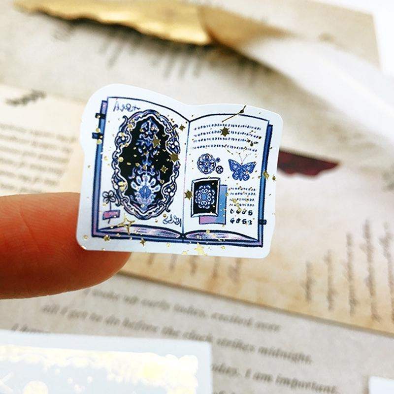 Libet - Gold Foil Cut-Out Removable Stickers - Libet - Stationary - Harumio