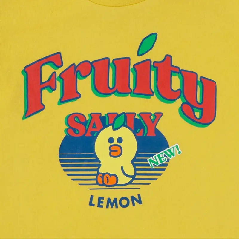 Line Friends - Fruity New Short Sleeve T-shirt - Kids - Line Friends - Clothes - Harumio
