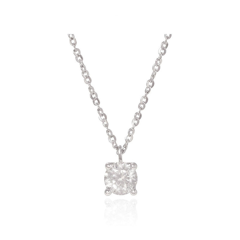 OST - Simulated Diamond 0.5ct Solitaire Daily Necklace