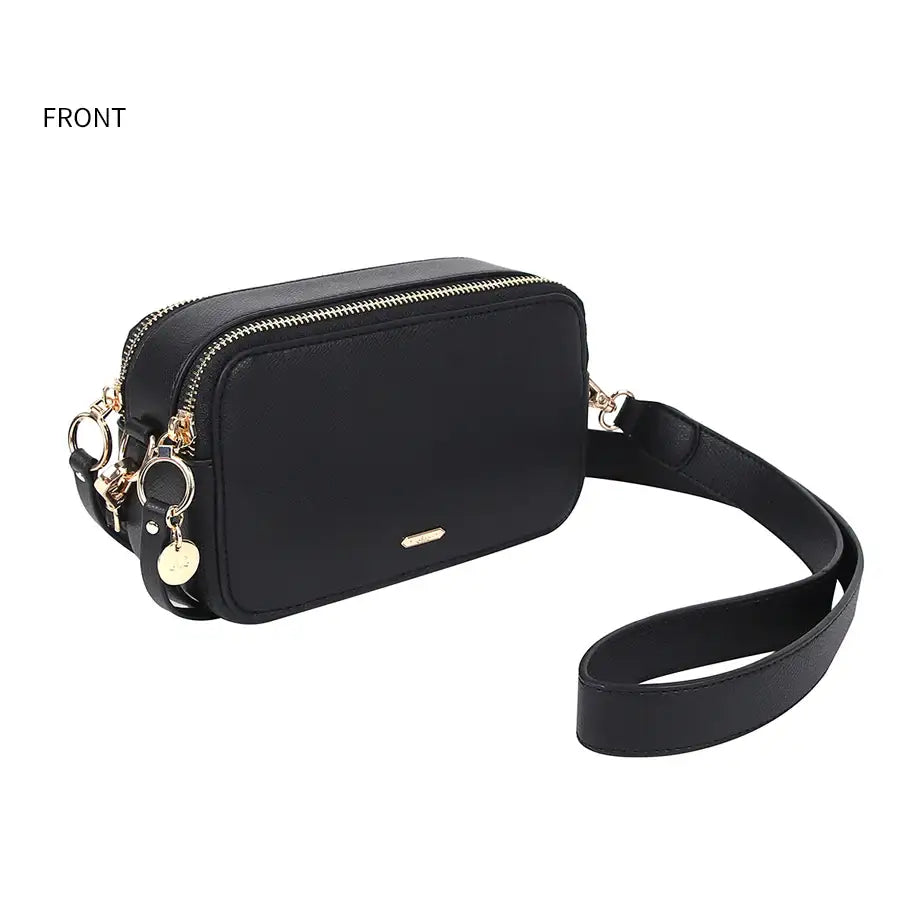 CLUE - Casual Square Deep Black Bag - CLUE - Bag - Harumio