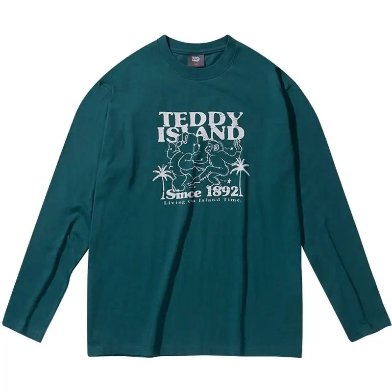 NCT Dream x Teddy Island - Dancing Monkey Long-Sleeve - Teddy Island - Long Sleeve T-shirts - Harumio