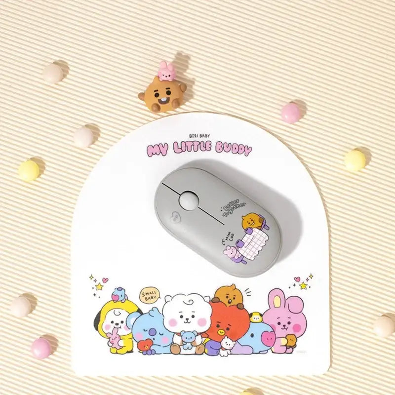 BT21 x Royche - Little Buddy Baby Mouse Pad - Royche - Mouse Pads - Harumio