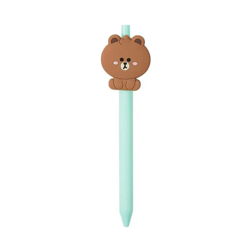 Line Friends - Silicone badge gel pen - Line Friends - Stationery - Harumio