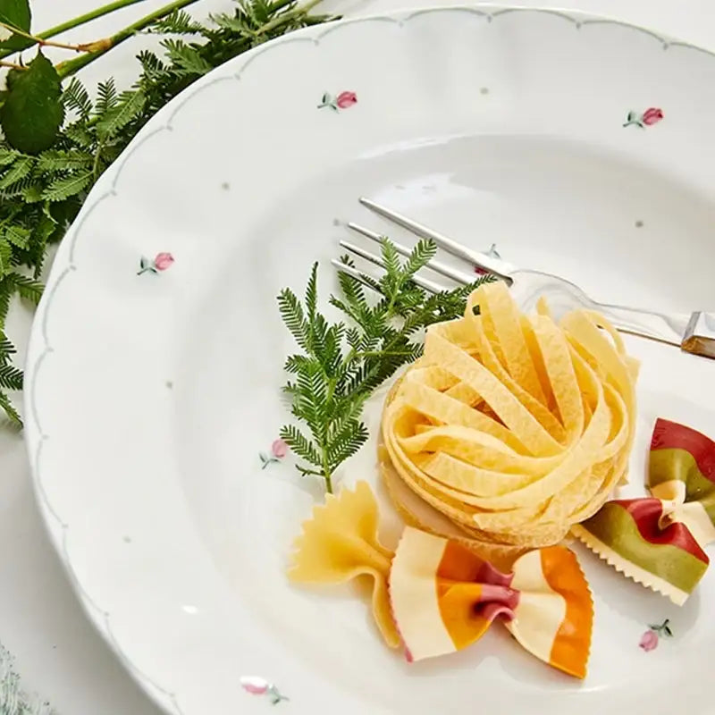 Korean L Rose in the Spring - Pasta Plate 2P - Modern House - Plates - Harumio